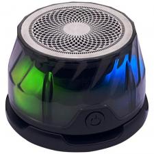 Boxe wireless / bluetooth, Boxa portabila wireless 4smarts SoundCharge, 5W, Bluetooth 5.4, 600 mAh, Autonomie 6h, Compatibil MagSafe, Iluminare RGB, USB-C, Negru, lerato.ro