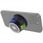 Boxa portabila wireless 4smarts SoundCharge, 5W, Bluetooth 5.4, 600 mAh, Autonomie 6h, Compatibil MagSafe, Iluminare RGB, USB-C, Negru 3 - lerato.ro