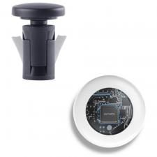 Tracker 4smarts SkyTag cu kit de montare la furca bicicletei, CR2032, IP66, Alb