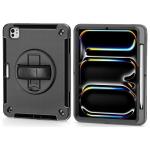 Carcasa 4smarts Rugged cu Grip Stand compatibila cu iPad Pro 11 inch 2024, Negru 2 - lerato.ro