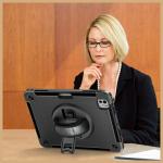 Carcasa 4smarts Rugged cu Grip Stand compatibila cu iPad Pro 11 inch 2024, Negru 5 - lerato.ro