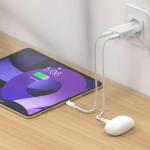 Incarcator retea 4smarts FlatPlug Slim Dual, 30W, 3A, 2xUSB-C, Fast Charging, Alb 7 - lerato.ro