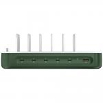 Statie de incarcare 4smarts Team, PD 100W, 4x USB-C, 2x USB-A, Verde 3 - lerato.ro