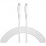 Cablu pentru incarcare si transfer de date 4smarts, USB-C la Lightning, 30W, 1.5m, Alb 2 - lerato.ro