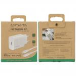 Incarcator retea 4smarts VoltPlug, 20W, 3A, 1x USB-C, Cablu USB-C la Lightning inclus, Alb 14 - lerato.ro