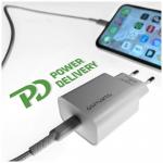 Incarcator retea 4smarts VoltPlug, 20W, 3A, 1x USB-C, Cablu USB-C la Lightning inclus, Alb 11 - lerato.ro