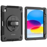 Carcasa 4smarts Rugged Case Grip compatibila cu iPad 11 (2025), Negru 2 - lerato.ro