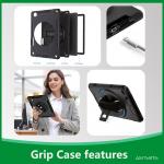 Carcasa 4smarts Rugged Case Grip compatibila cu iPad 11 (2025), Negru 7 - lerato.ro