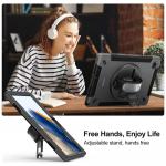 Carcasa 4smarts Rugged Case Grip compatibila cu iPad 11 (2025), Negru 11 - lerato.ro