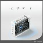 Incarcator retea 4smarts GaN Flex Pro Travel, 4x USB-C, 200W, 5A, Fast Charging, Cablu USB-C 1.5m inclus, Alb 8 - lerato.ro