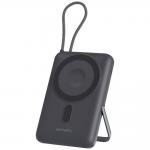 Baterie externa portabila 4smarts Enterprise Pocket, 10000 mAh, PD 25W, 1xUSB-C, Incarcare Wireless, Space Grey 2 - lerato.ro