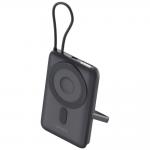 Baterie externa portabila 4smarts Enterprise Pocket, 10000 mAh, PD 25W, 1xUSB-C, Incarcare Wireless, Space Grey 3 - lerato.ro