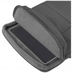 Geanta laptop 4smarts AirCushion Multi Sleeve compatibila cu laptop 15 inch, Nylon, Buzunar pentru tableta 10 inch, Gri 5 - lerato.ro