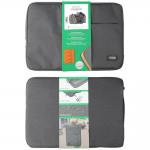 Geanta laptop 4smarts AirCushion Multi Sleeve compatibila cu laptop 15 inch, Nylon, Buzunar pentru tableta 10 inch, Gri 9 - lerato.ro