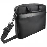 Geanta laptop 4smarts Target Eco Slim compatibila cu laptop 15-16 inch, Poliester, Negru 3 - lerato.ro