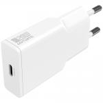 Incarcator retea 4smarts PDPlug Slim, 1xUSB-C, 20W, 3A, Cablu USB-C la USB-C de 1.5m inclus, Alb 3 - lerato.ro