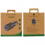 Incarcator auto 4smarts, 1xUSB-C, 1x USB-A, 27W, 3A, Fast Charging, Gri / Negru 5 - lerato.ro