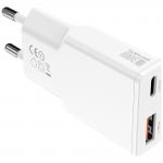 Incarcator retea 4smarts PDPlug Duos Slim, 1xUSB-C, 1xUSB-A, 30W, 3A, Alb 3 - lerato.ro