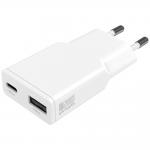 Incarcator retea 4smarts PDPlug Duos Slim, 1xUSB-C, 1xUSB-A, 20W, 3A, Alb 2 - lerato.ro