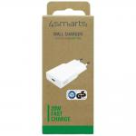 Incarcator retea 4smarts PDPlug Slim, 1xUSB-C, 20W, 3A, Alb 7 - lerato.ro