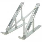 Stand universal laptop 4smarts ErgoFix H18, Ajustabil, Aluminiu, Compatibil cu laptop-uri pana la 15.6 inch, Silver 2 - lerato.ro