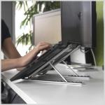 Stand universal laptop 4smarts ErgoFix H18, Ajustabil, Aluminiu, Compatibil cu laptop-uri pana la 15.6 inch, Silver 7 - lerato.ro