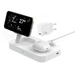 Statie de incarcare Wireless 2 in 1 4smarts QI2 Trident, 25W, Incarcare Wireless 15W, 2 porturi USB-C, Intrare USB-C, Alb 2 - lerato.ro