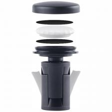 Dispozitiv anti pierdere 4smarts SkyTag Duos cu suport pentru furca bicicletei, Compatibil cu Apple Find My /  Google Find Hub, Bluetooth 5.3, Baterie CR2032, Negru