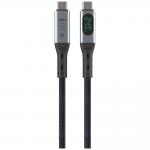 Cablu pentru incarcare si transfer de date 4smarts DigitCord USB4, 2x USB Type-C, PD 240W, 8K / 60Hz, 1.5m, Negru 3 - lerato.ro