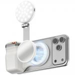Suport magnetic 4smarts, Control prin Bluetooth, Lumina cu prindere magnetica inclusa, Baterie reincarcabila, Alb 2 - lerato.ro