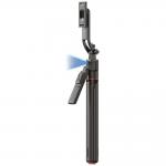 Selfie stick cu trepied 4smarts AI, Functie de urmarire smart, Rotire 360 grade, Telecomanda Bluetooth, Lungime maxima 176cm, Negru 2 - lerato.ro