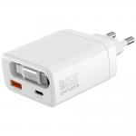 Incarcator retea 4smarts PDPlug Slim GaN Jojo, 65W, 3A, 2x USB-C, 1x USB-A, Alb 2 - lerato.ro