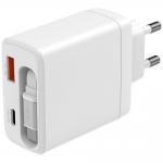 Incarcator retea 4smarts PDPlug Slim GaN Jojo, 65W, 3A, 2x USB-C, 1x USB-A, Alb 5 - lerato.ro