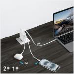 Incarcator retea 4smarts PDPlug Slim GaN Jojo, 65W, 3A, 2x USB-C, 1x USB-A, Alb 8 - lerato.ro