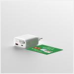 Incarcator retea 4smarts PDPlug Slim GaN Jojo, 65W, 3A, 2x USB-C, 1x USB-A, Alb 9 - lerato.ro