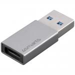 Set 2 adaptoare USB-A tata la USB-C mama 4smarts, Silver 3 - lerato.ro