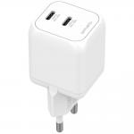 Incarcator retea 4smarts PDPlug SiC, 45W, 2x USB-C, Alb 4 - lerato.ro