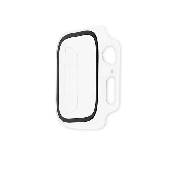 Carcasa cu protectie ecran 4smarts Full Body Hard Cover compatibila cu Apple Watch 7 45 mm Clear