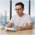 Baterie externa 4smarts PicoFold, 5000mAh, 22.5W, 1x USB-A, 1x USB-C, Alb 6 - lerato.ro