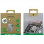 Baterie externa portabila 4smarts Pocket Dual Cord, 20000mAh, 22.5W, 1xUSB-C, 1xUSB-A, 2xCablu USB-C, Gri 6 - lerato.ro