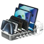 Statie de incarcare 4smarts Team, PD 100W, 5x USB-C, 1x USB-A, 6 cabluri incluse, Gri 3 - lerato.ro