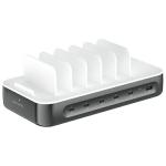Statie de incarcare 4smarts Team, PD 100W, 5x USB-C, 1x USB-A, 6 cabluri incluse, Gri 2 - lerato.ro