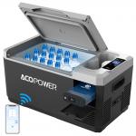 Frigider auto portabil Acopower LiONCooler Mini, 18l, Compresor, Port USB / USB-C / DC, Bateie 52000mAh, Negru/Gri 7 - lerato.ro