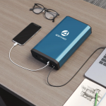 Baterie externa portabila  Acopower, 52000mAh, 1x USB-C , 2x USB-A, 1x DC, 1x BAT care permite incarcare frigiderelor portabile LiONCooler / LiONCooler Mini, Lanterna LED, Afisaj digital, Albastru 3 - lerato.ro