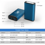 Baterie externa portabila  Acopower, 52000mAh, 1x USB-C , 2x USB-A, 1x DC, 1x BAT care permite incarcare frigiderelor portabile LiONCooler / LiONCooler Mini, Lanterna LED, Afisaj digital, Albastru 7 - lerato.ro