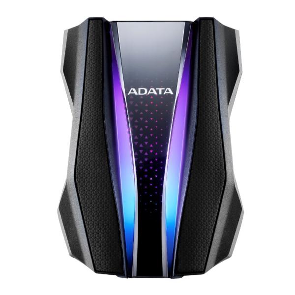 HDD extern portabil ADATA HD770G pentru gaming, 2.5", USB 3.2, 1TB, RGB, dimensiuni: 139 x 98 x 26mm, 270g, negru 1 - lerato.ro