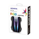 HDD extern portabil ADATA HD770G pentru gaming, 2.5", USB 3.2, 1TB, RGB, dimensiuni: 139 x 98 x 26mm, 270g, negru 8 - lerato.ro