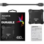 SSD portabil ADATA SD600Q, 960 GB, USB 3.1, Negru 4 - lerato.ro