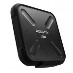 SSD extern portabil ADATA SD700, USB 3.2 Gen1, 512GB, R/W max: 440/430 MB/s, dimensiuni: 83.5 x 83.5 x 13.9mm, greutate: 75g, negru