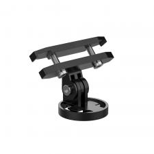 Suporturi accesorii biciclete, Suport metalic AKEEYO, Montare sub sa, Unghi ajustabil, Compatibil cu camere AKEEYO, Negru, lerato.ro